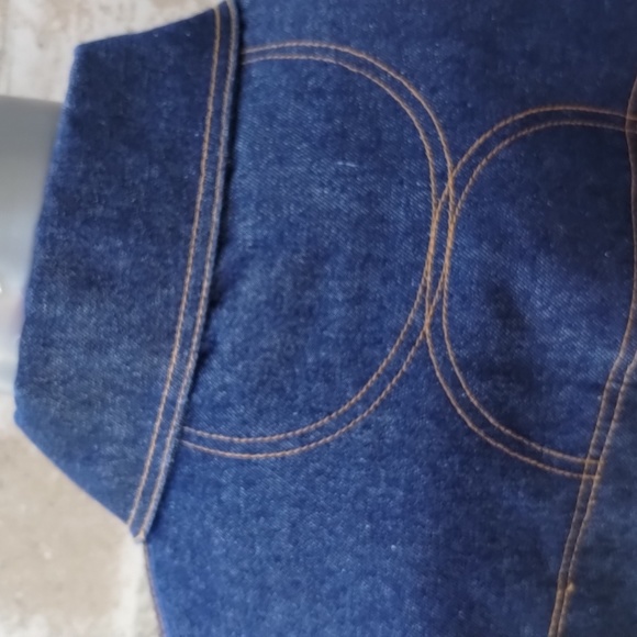 COOGI  Cotton Down Under Blue Jean 6 Pocket Jacket Crispy - Picture 15 of 16